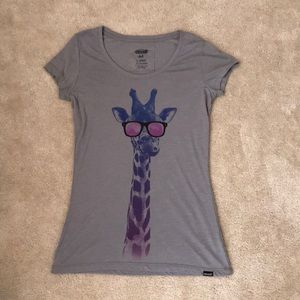 Giraffe Bamboo T Shirt
